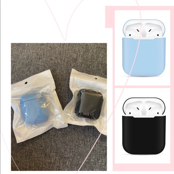 COPY - 2 pack AirPods case (blue & black)
